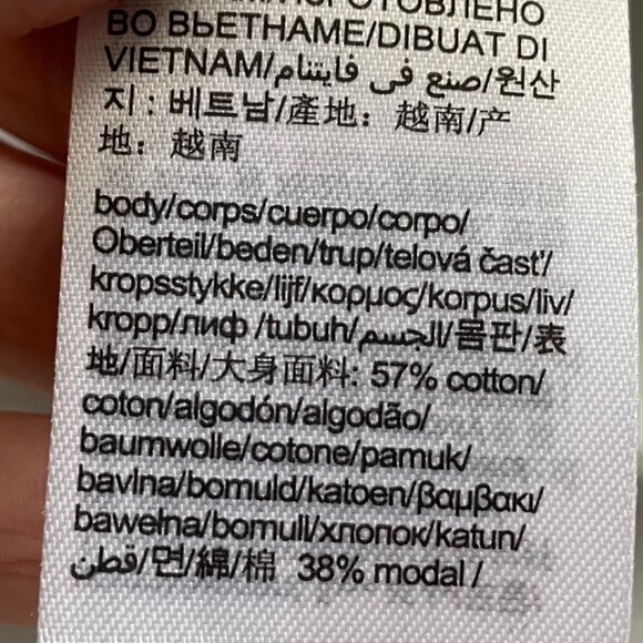 Calvin Klein Jeans SS Collared V Neck Cotton Modal Top Soft Neutral Grey Sz S - Picture 12 of 14